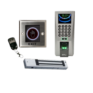 جهاز اكسس كنترول F18 مع قفل مغناطيسي وزر خروج