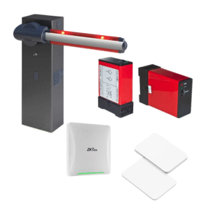 بوابة مواقف السيارات مع جهاز الدخول وحساس الخروج و50 بطاقة