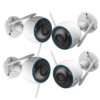 عدد 4 كاميرا H3-R100-1H3WKL طقم كاميرات مراقبة خارجية (عدد 4) H3-R100-1H3WKL